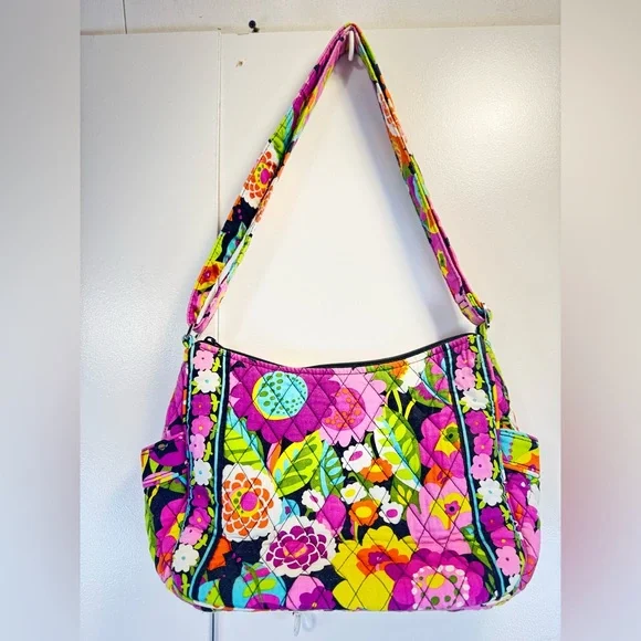 Vera Bradley RETIRED Va Va Bloom (Fall 2012) Cross Body‎ Handbag - Picture 3 of 8